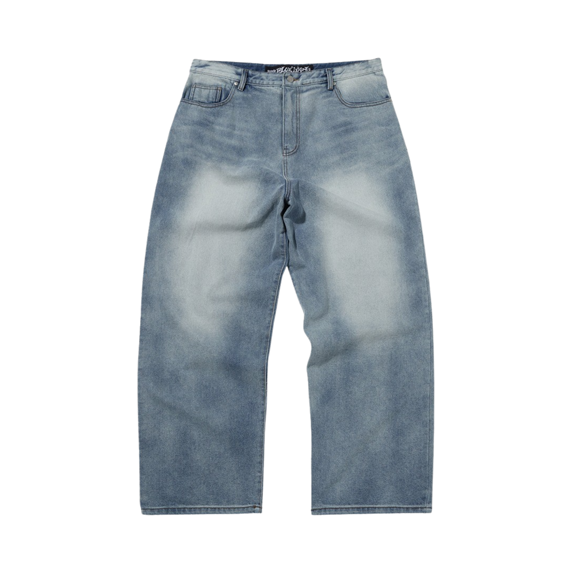 스웨이드 브러쉬 워시드 데님 라이트 블루(Suade Brush Washed Denim Light Blue)