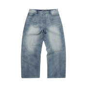 Suade Brush Washed Denim Light Blue