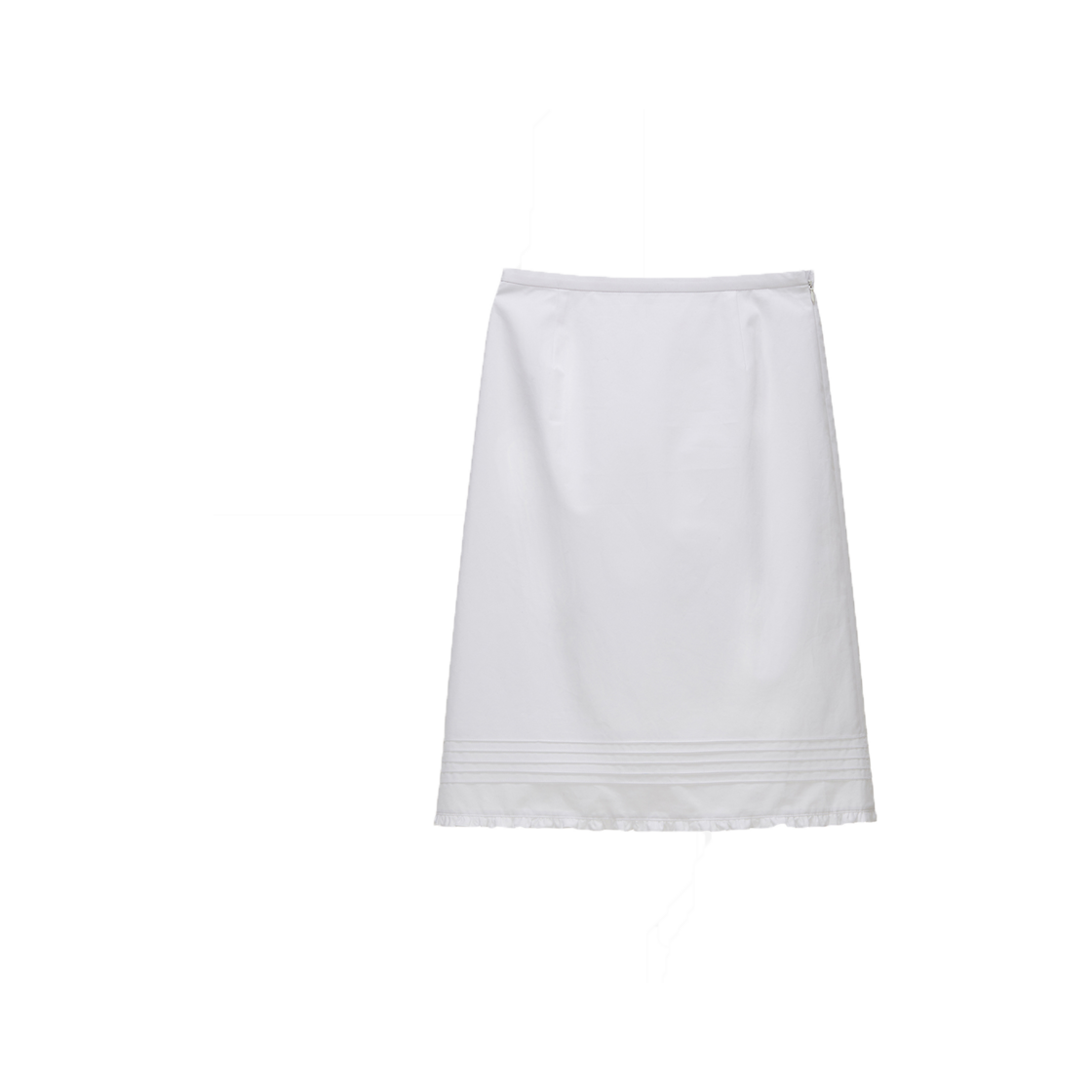 유지 퓨어 걸 러플 스커트 화이트(YUJI Pure Girl Ruffle Skirt White)