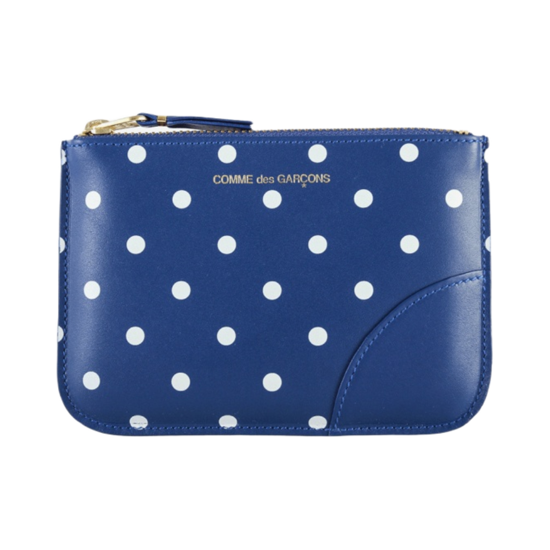 꼼데가르송 SA8100PD 폴카 닷 프린트 지갑 네이비(Comme des Garcons SA8100PD Polka Dot Printed Wallet Navy)
