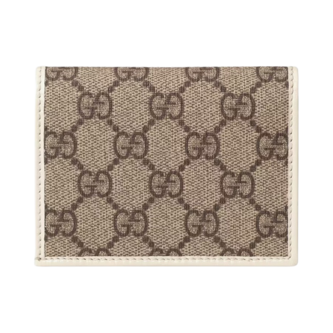 621887-92TCG-9761 Gucci Horsebit 1955 Card Case Wallet White - #3