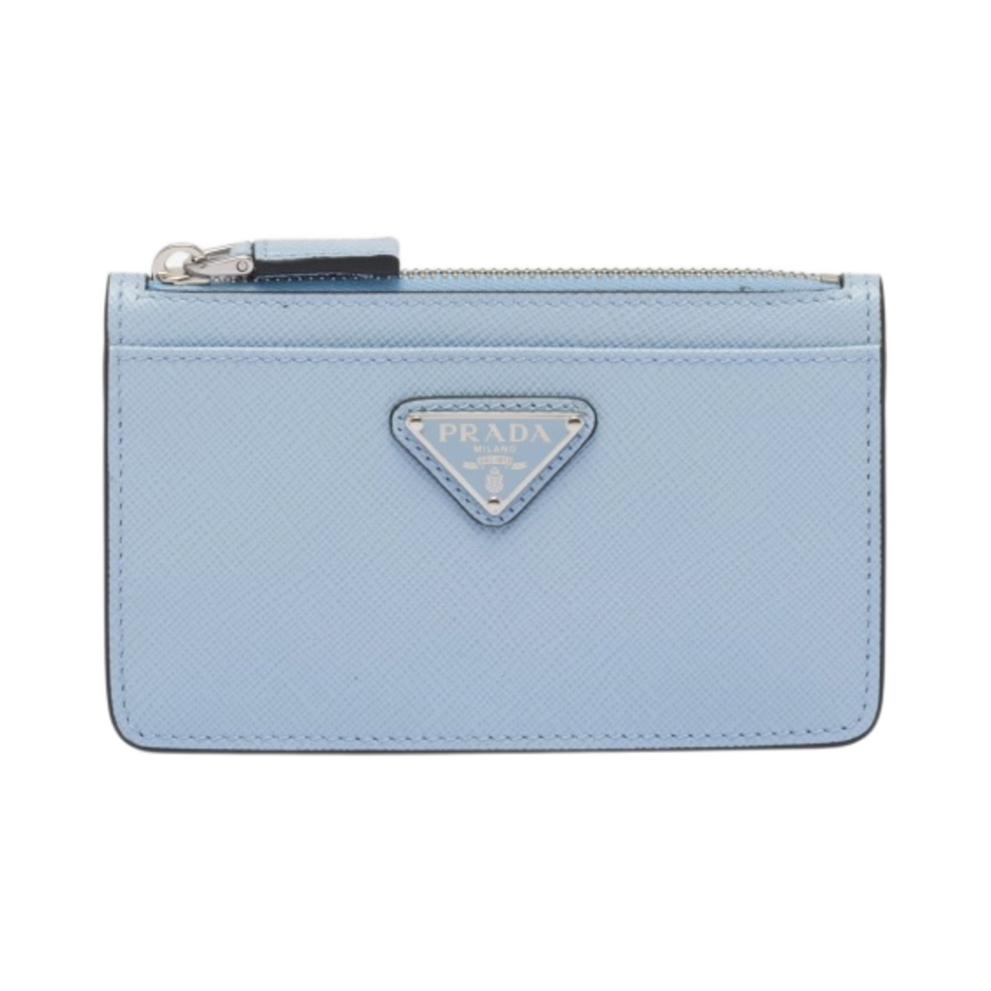 프라다 사피아노 레더 카드 홀더 라이트 블루(Prada Saffiano Leather Card Holder Light Blue) - 1