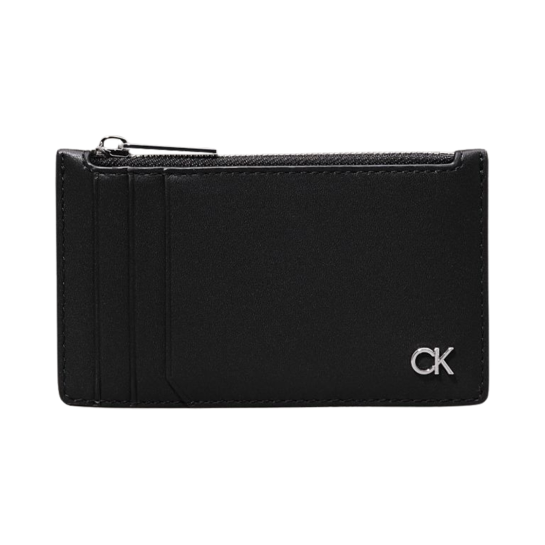 K50K512287BEH Calvin Klein Leather Card Holder Black