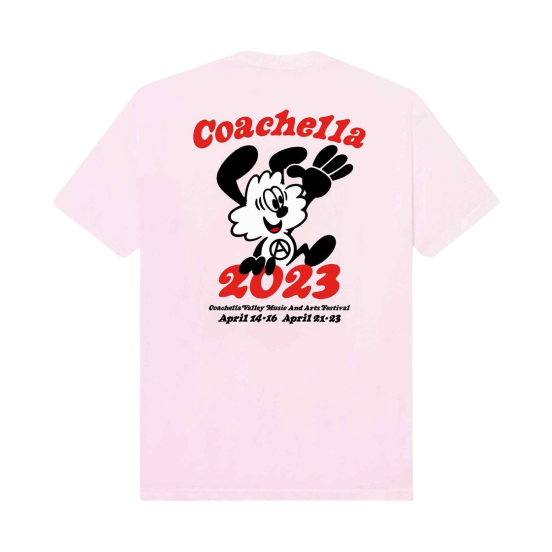 베르디 x 코첼라 걸스 돈 크라이 빅 티셔츠 핑크(Verdy x Coachella Girls Don't Cry Vick T-Shirt Pink) - 2