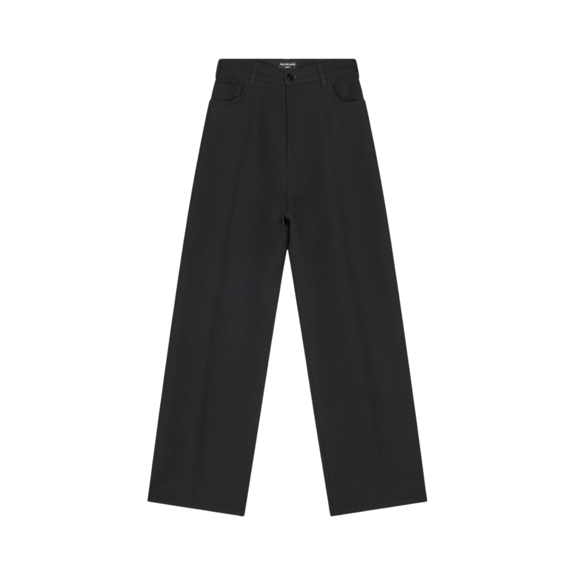 발렌시아가 배기 테일러드 팬츠 블랙