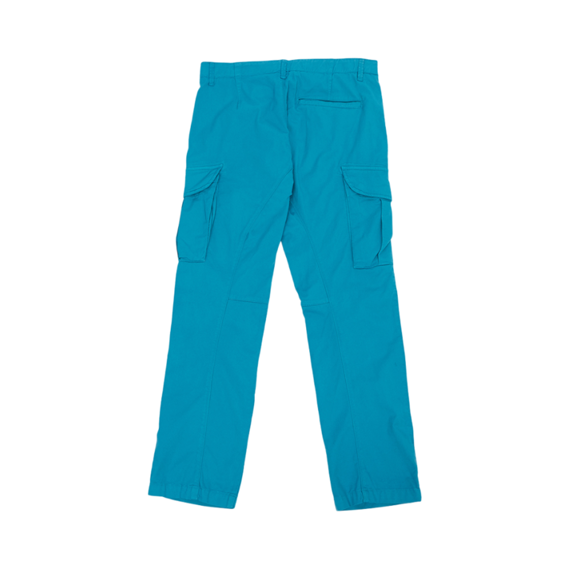 (키즈) C.P. 컴퍼니 U16 스트레치 개버딘 카고 팬츠 타일 블루 - 23SS((Kids) C.P. Company U16 Stretch Gabardine Cargo Pants Tile Blue - 23SS) - 2