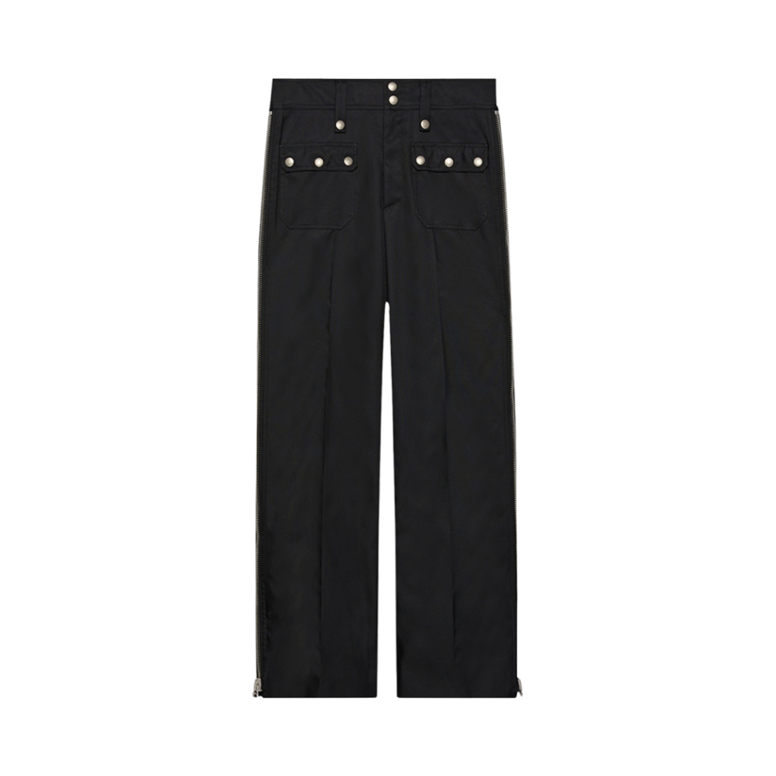 710432-ZAHLW-1000 Gucci Pants with Zip Detail Black