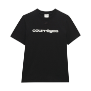 (W) Courreges Printed T-Shirt Black