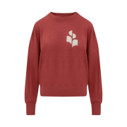 (W) Isabel Marant Marisans Logo Sweater Burnt Henna - 22FW