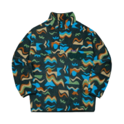 Patagonia Lightweight Synchilla Snap-T Fleece Pullover Arctic Collage Northern Green