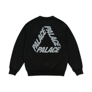 Palace Pigment P3 Crew Black - 25SS