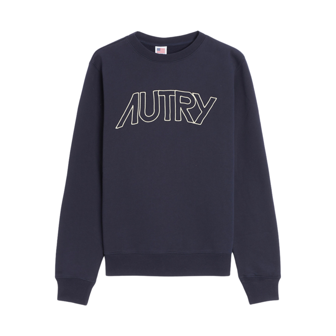 SWIW-408B (W) Autry Logo Icon Crewneck Sweatshirt Blue