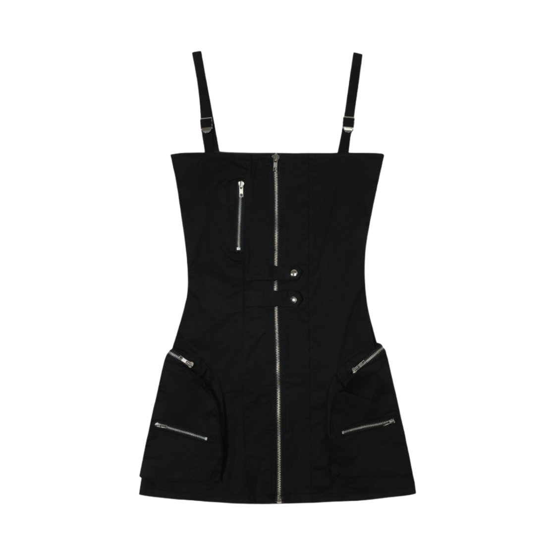(W) 보헤미안 서울 빈티지 바이커 원피스 블랙((W) Bohemian Seoul Vintage Biker One-Piece Black) - 1