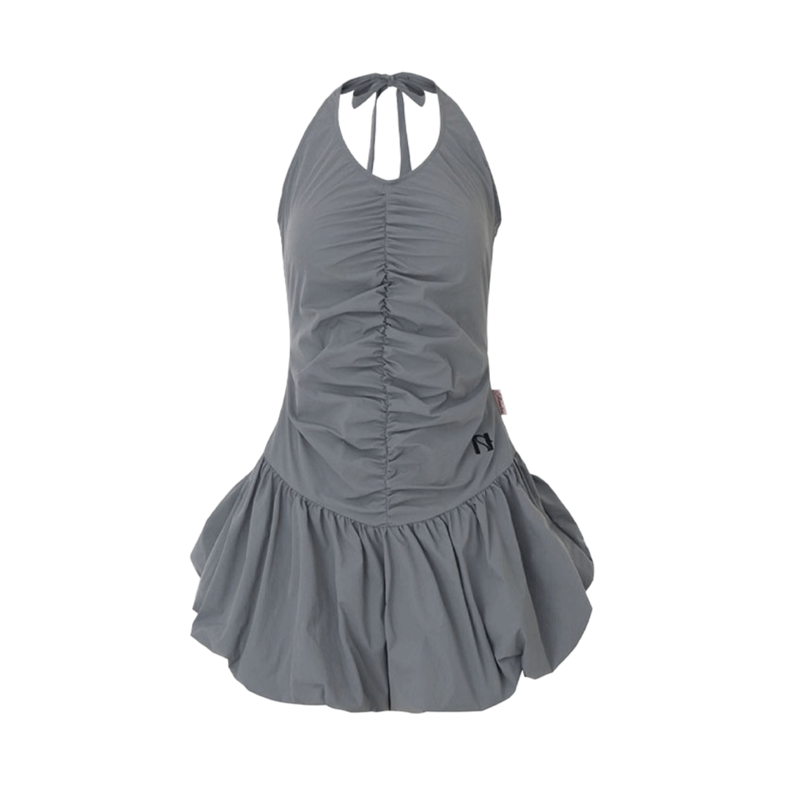 뉴얼린 벌룬 드레스 그레이(Newalrin Balloon Dress Gray)
