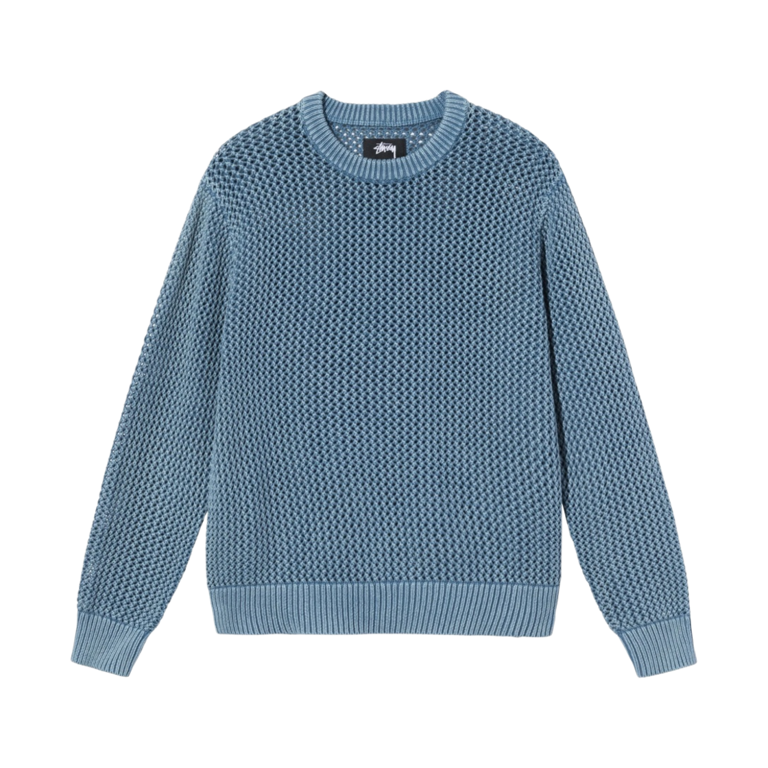 스투시 피그먼트 다이드 루즈 게이지 스웨터 씨폼(Stussy Pigment Dyed Loose Gauge Sweater Seafoam) - 1