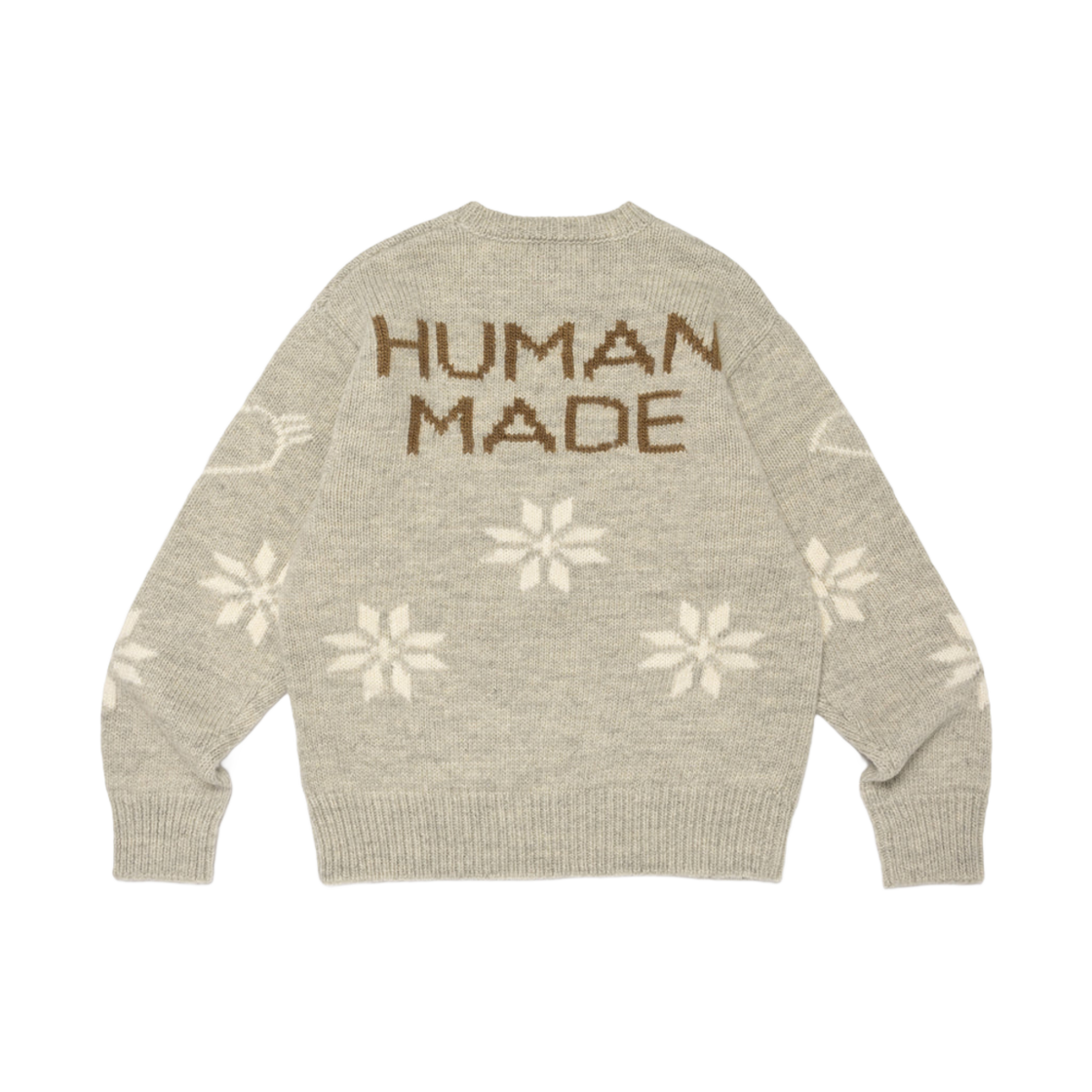 휴먼 메이드 스노우플레이크 니트 스웨터 그레이(Human Made Snowflake Knit Sweater Gray) - 2