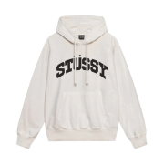 Stussy Block Sport Pigment Dyed Hoodie Natural