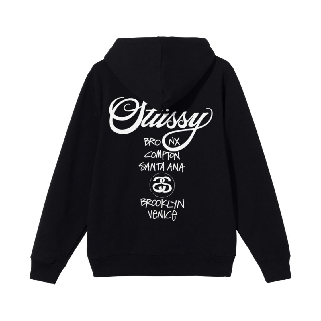 스투시 도버 스트리트 마켓 월드투어 후드 블랙 2021(Stussy DSM World Tour Hoodie Black 2021) - 2