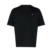 Nike Solo Swoosh Short Sleeve French Terry Top Black - Asia