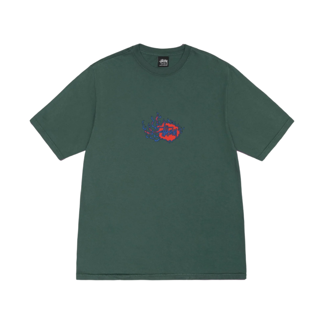스투시 모자이크 드래곤 티셔츠 피그먼트 다이드 포레스트(Stussy Mosaic Dragon T-Shirt Pigment Dyed Forest) - 2