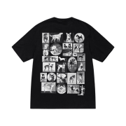 Stussy Dog Collage T-Shirt Black