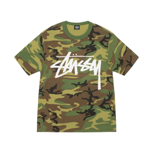 トップス Stussy Sport Script Tee Camo Stussy: Men's Sport Script Tee (Camo) | DSMS E-SHOP