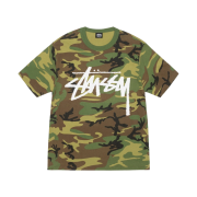 Stussy Stock Camo T-Shirt Camo White