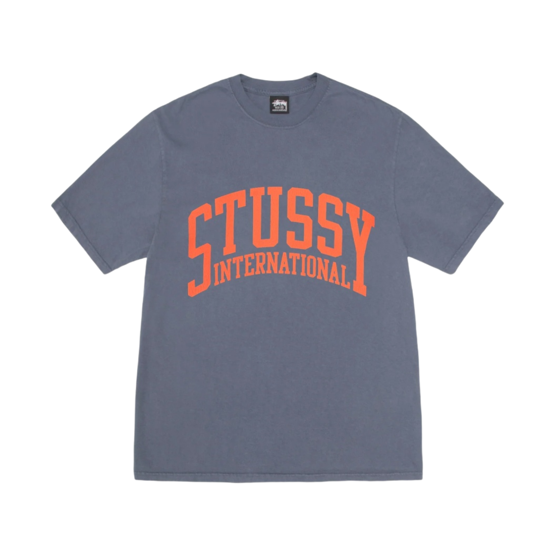 스투시 인터내셔널 피그먼트 다이드 티셔츠 인디고(Stussy International Pigment Dyed T-Shirt Indigo) - 1