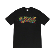 Supreme Paint Logo T-Shirt Black - 20SS