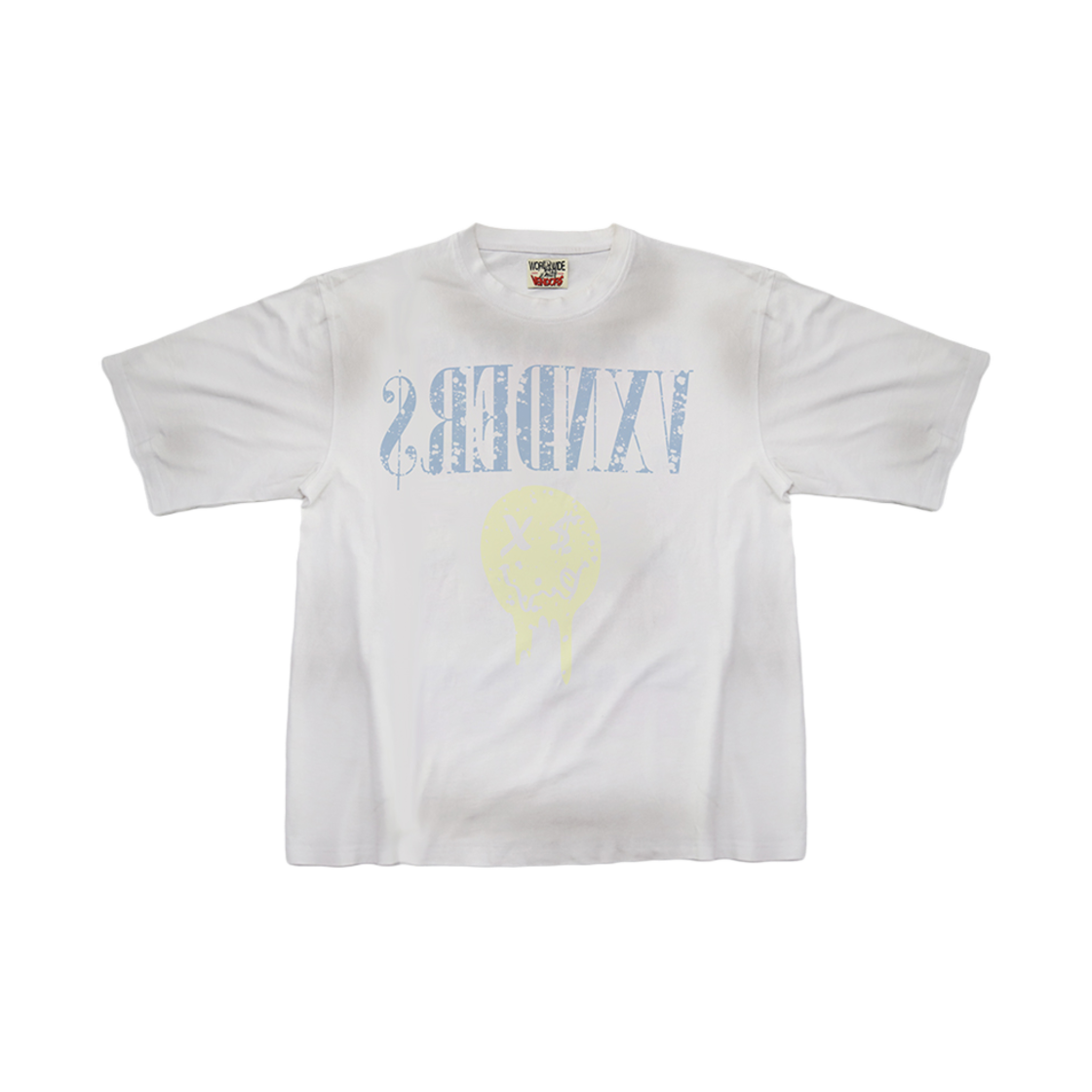 벤더스 X$ 스마일리 월드투어 티셔츠 화이트(VENDORS X$ Smiley Wolrd Tour T-Shirt White)