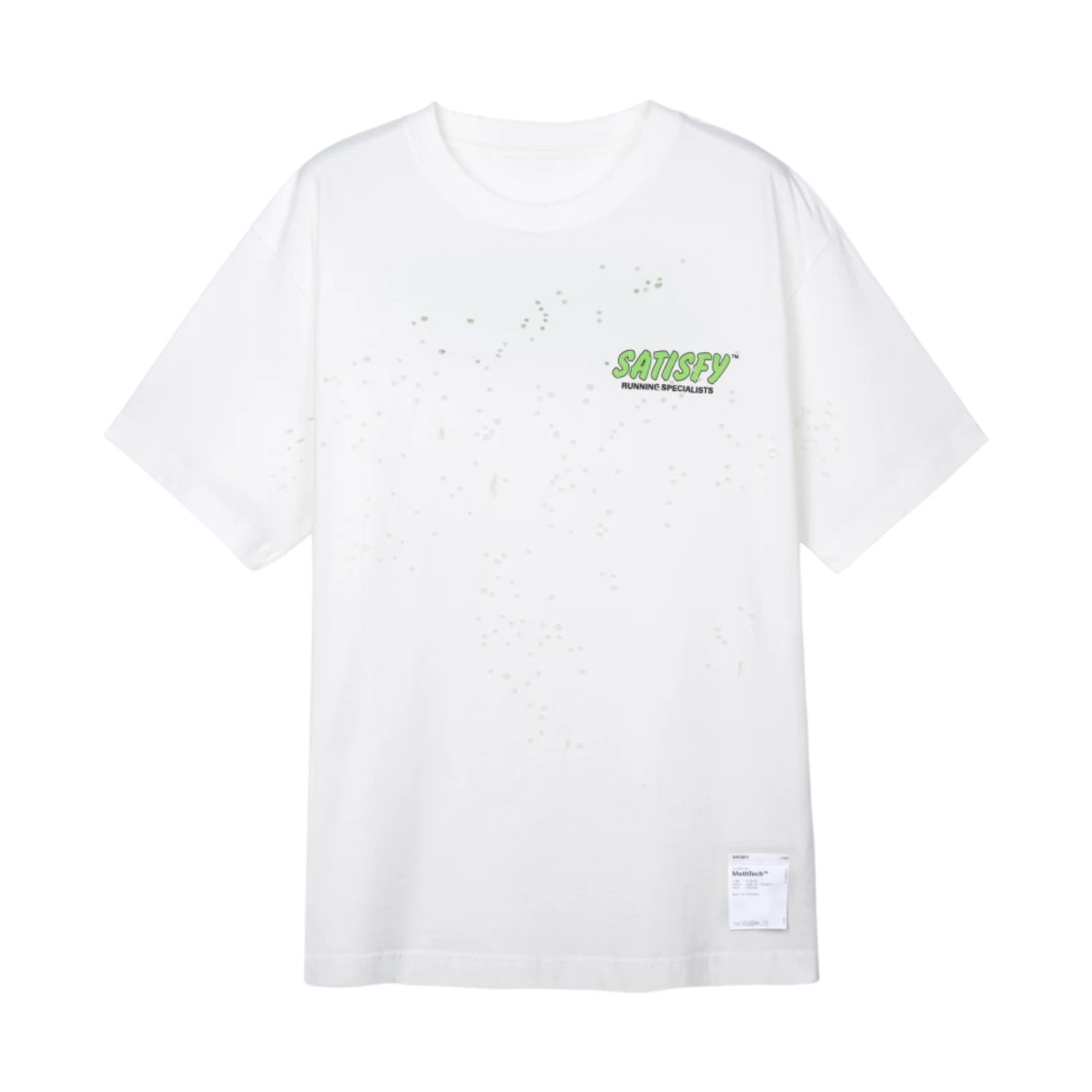 새티스파이 모스테크 티셔츠 오프 화이트(Satisfy Mothtech T-Shirt Off White) - 2