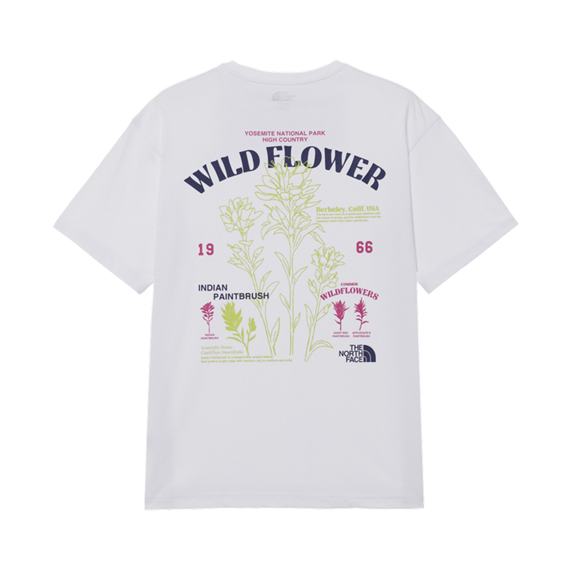 노스페이스 플로럴 숏슬리브 라운드 티셔츠 화이트 - 25SS(The North Face Floral S/S Round T-Shirt White - 25SS) - 2