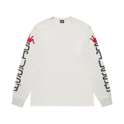 Stussy Jumbo Pigment Dyed LS T-Shirt Natural