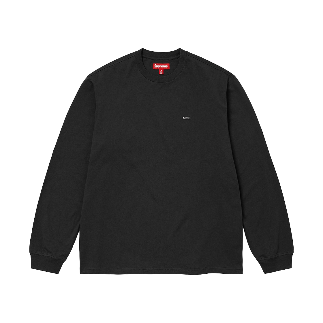슈프림 스몰 박스 롱슬리브 티셔츠 블랙 - 25SS(Supreme Small Box L/S T-Shirt Black - 25SS)