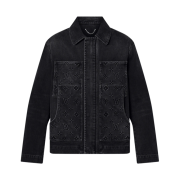 Louis Vuitton Short Sleeved Denim Workwear Shirt Black