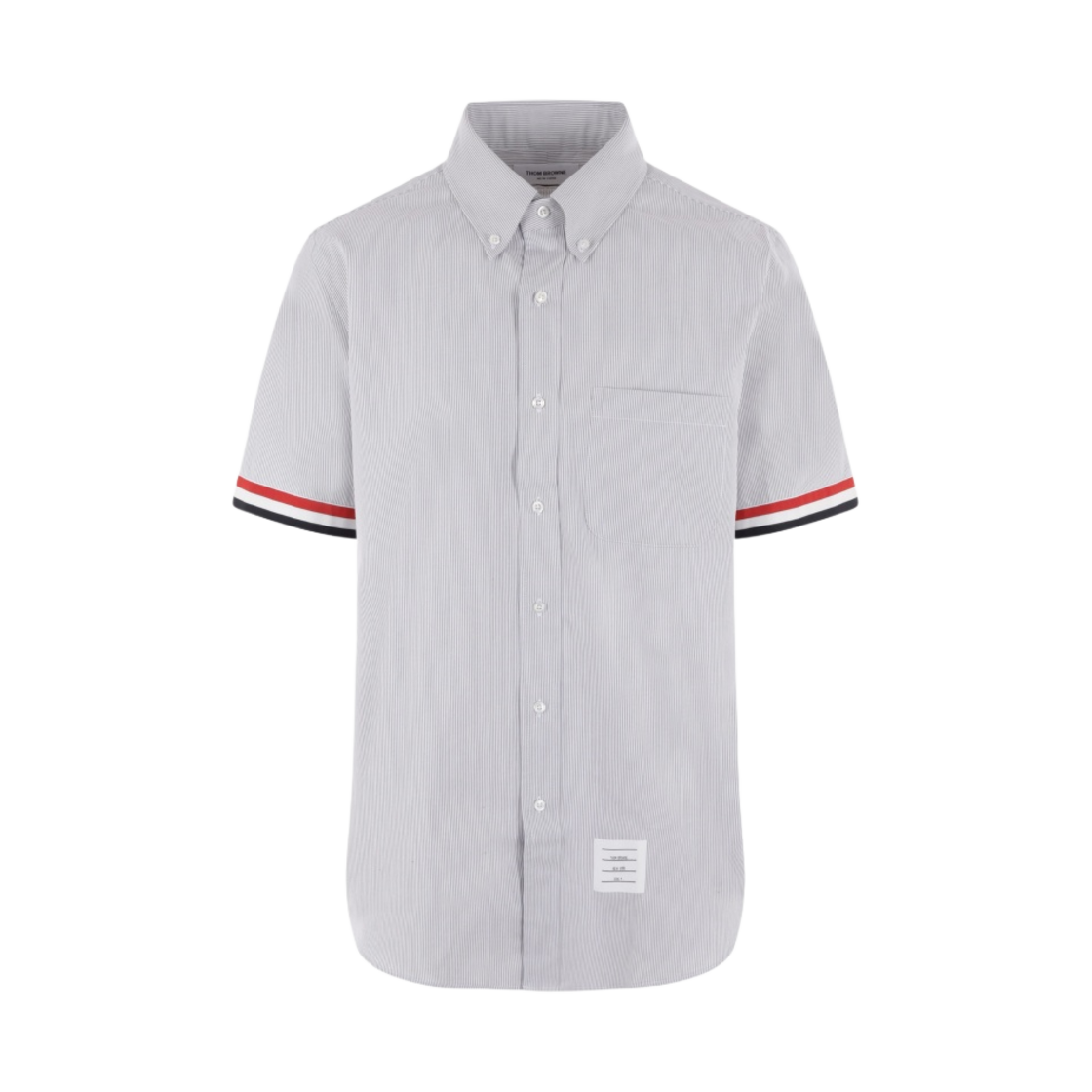 톰브라운 핀코드 암밴드 숏슬리브 셔츠 미디움 그레이(Thom Browne Pincode Armband Short Sleeve Shirt Medium Grey) - 1