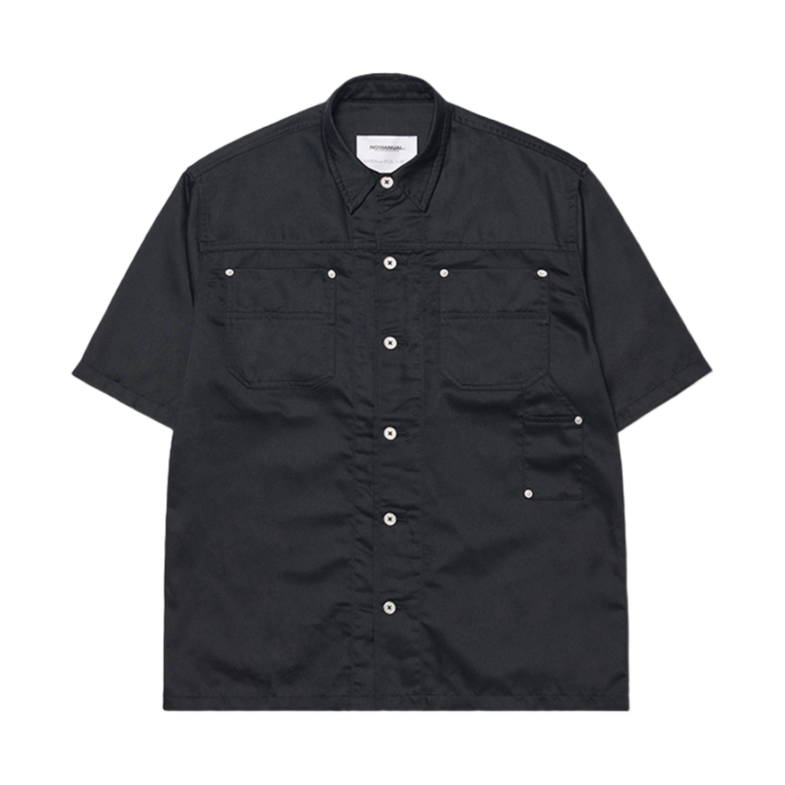 노매뉴얼 C.P 워크 셔츠 블랙