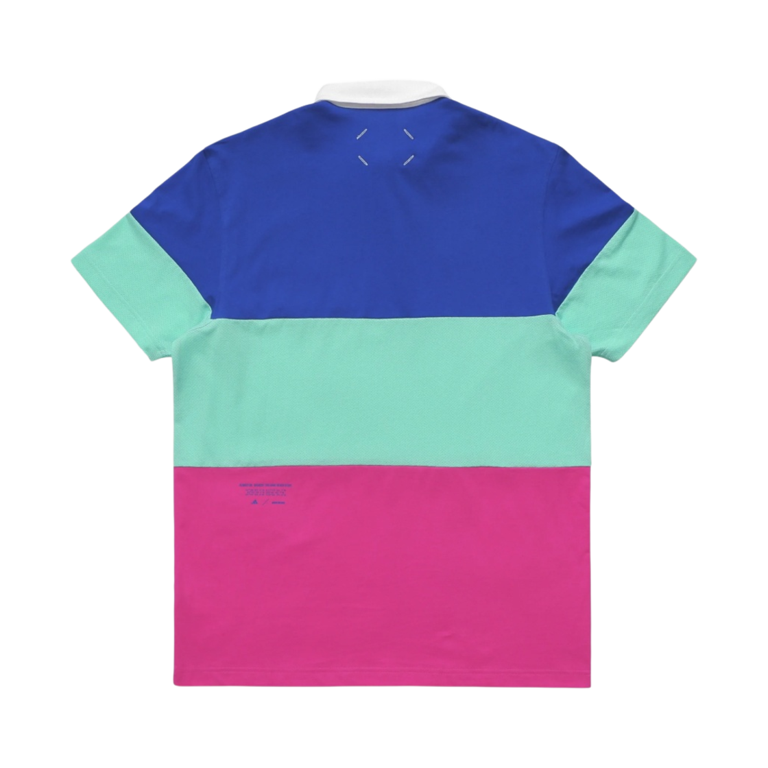 말본 골프 x 아디다스 ADX 블록 폴로 루시드 블루(Malbon Golf x Adidas ADX Block Polo Lucid Blue) - 2