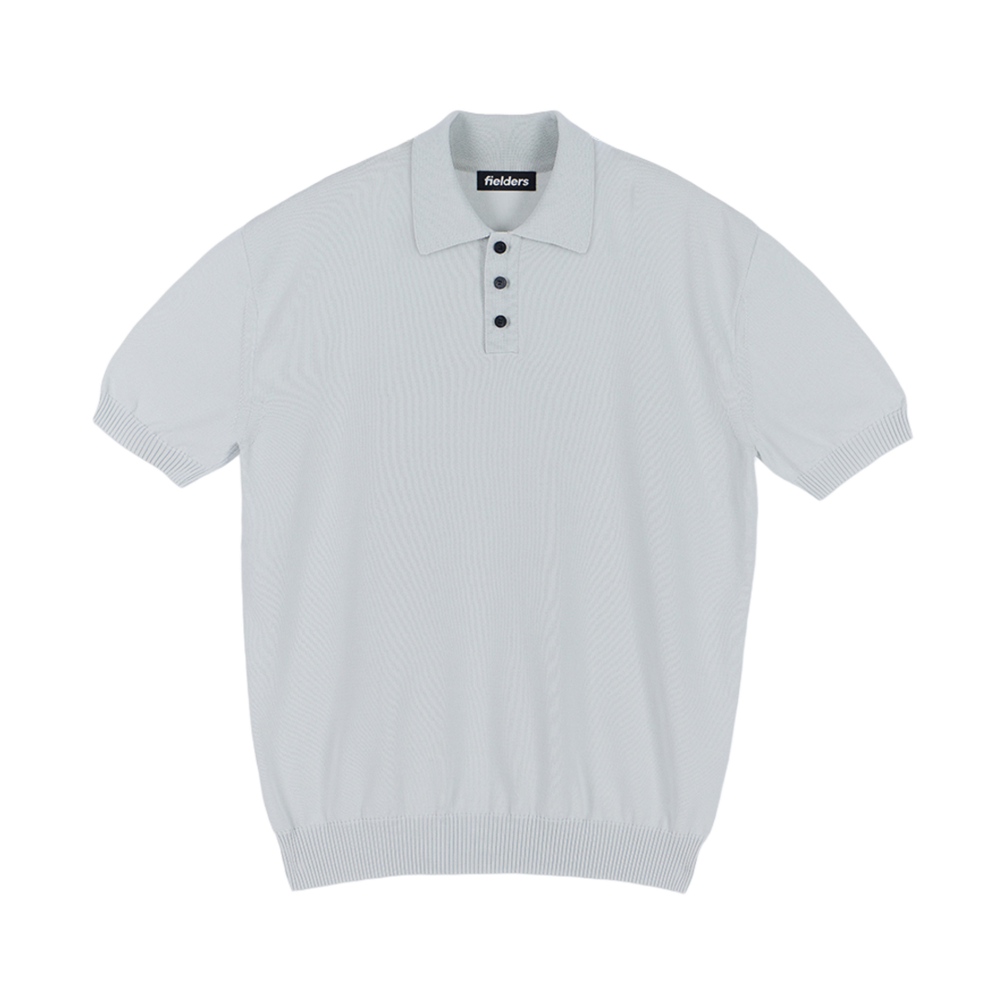 필더스 스탠다드 버튼 카라 하프 니트 스카이 블루(Fielders Standard Button Collar Half Knit Skyblue) - 1