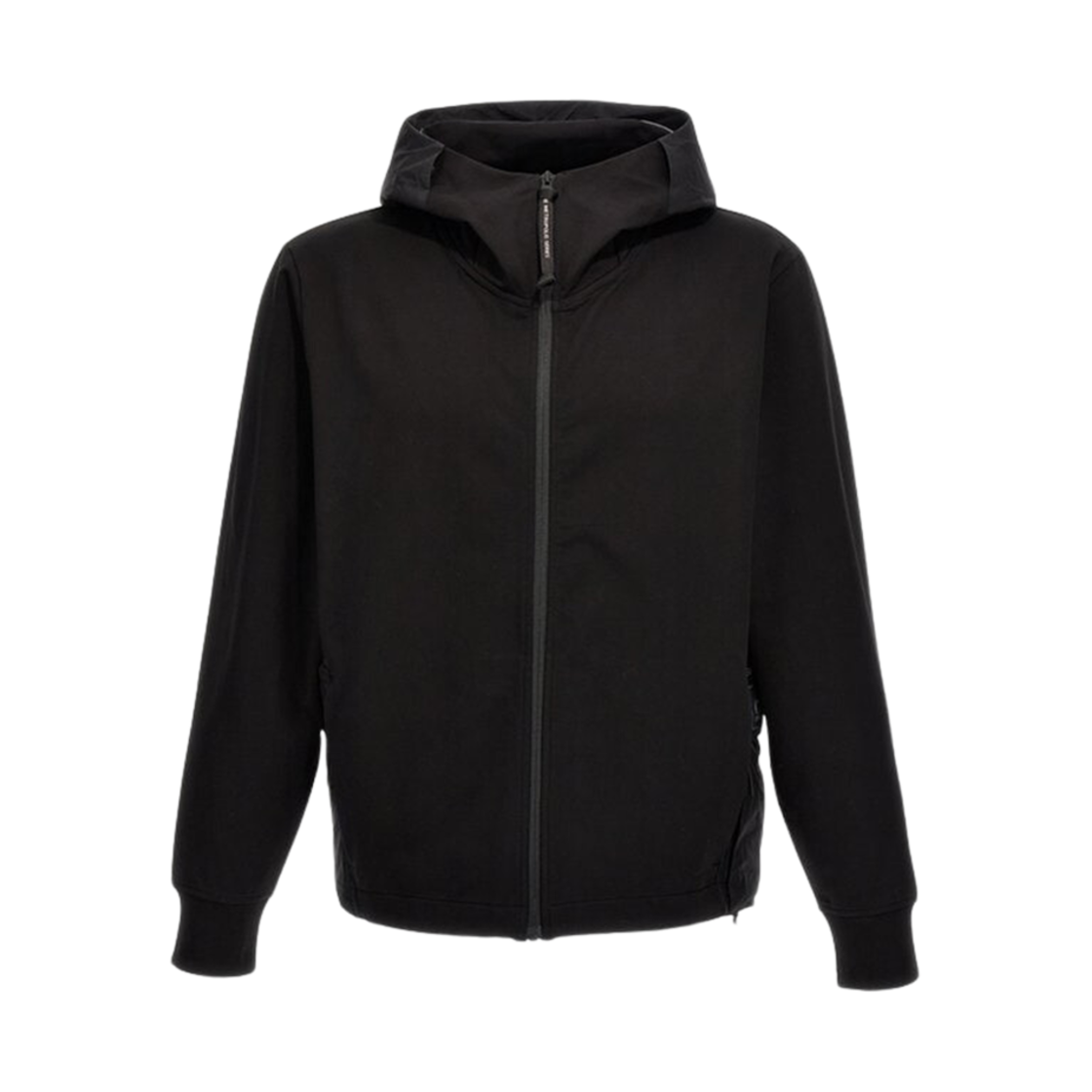 C.P. 컴퍼니 메트로폴리스 시리즈 플리스 지퍼 후드 블랙 - 24SS(C.P. Company Metropolis Series Fleece Zipped Hoodie Black - 24SS)