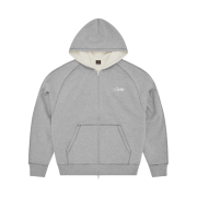 Corteiz HMP Thermal Zip Hoodie Heather Grey