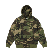 Palace Bonded Sherpa Zip Hood Camo - 24SS