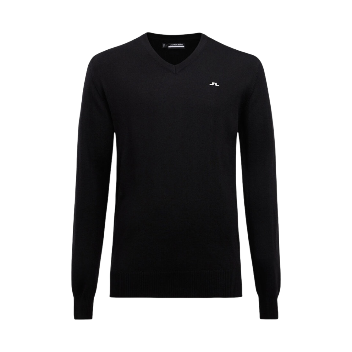 GMKW05762-9999 J.Lindeberg Lymann V-Neck Golf Sweater Black