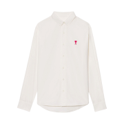 AMI de Coeur Oxford Button Down Shirt White Blanc