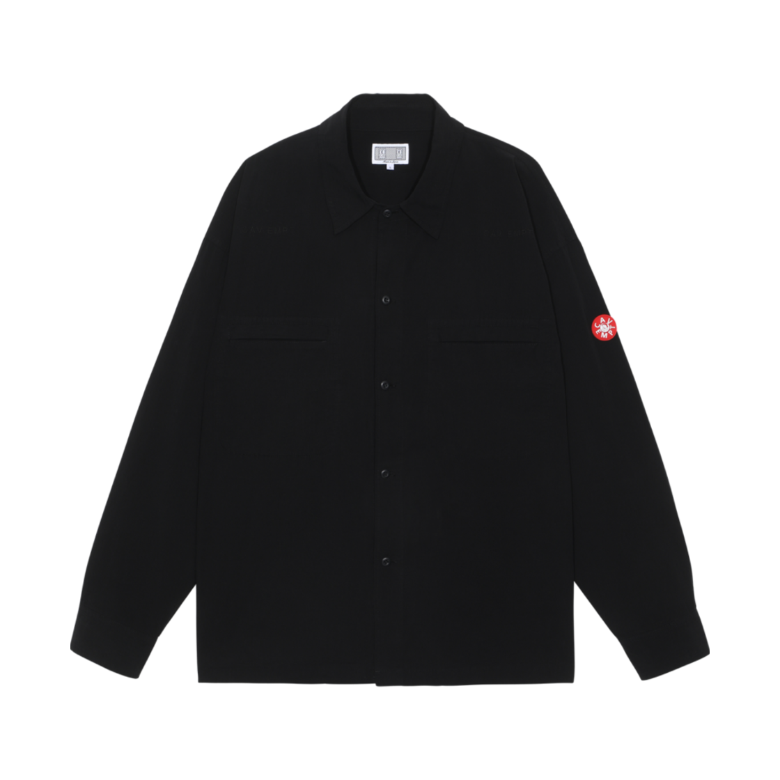 카브엠트 코튼 캐주얼 셔츠 블랙 - 23SS(Cav Empt Cotton Casual Shirt Black - 23SS) - 1