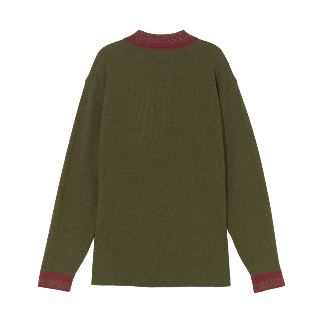 혜인 서 그래픽 피케 니트 카키(Hyein Seo Graphic Pique Knit Khaki) - 2