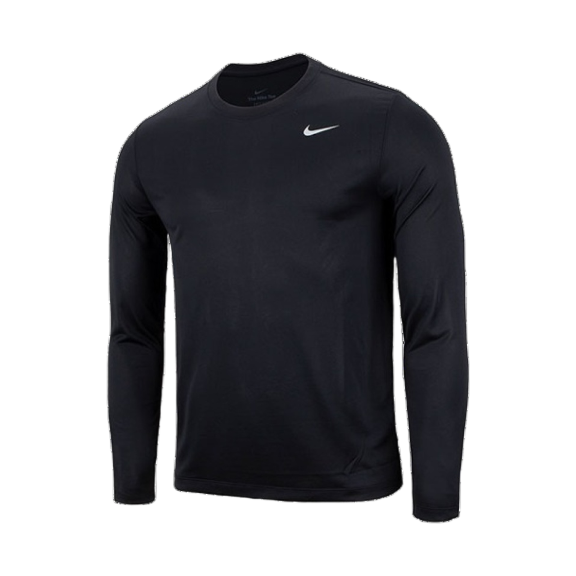 나이키 드라이핏 레전드 롱슬리브 피트니스 탑 블랙 - 아시아(Nike Dri-Fit Legend Long Sleeve Fitness Top Black - Asia)