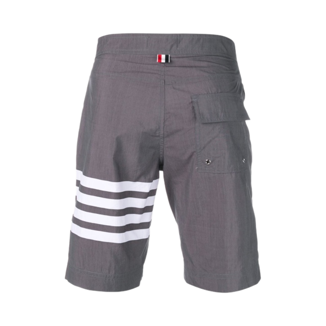 톰브라운 솔리드 스윔 테크 사선 보드 쇼츠 미디움 그레이(Thom Browne Solid Swim Tech 4-Bar Board Shorts Medium Grey) - 2