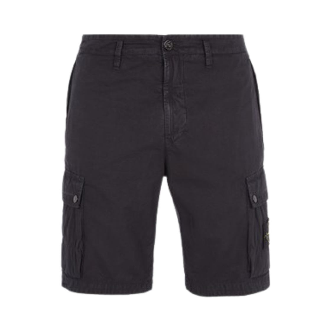 8015L11WA-V0029 Stone Island L11WA Old Treatment Slim Fit Cargo Bermuda Shorts Black - 24SS