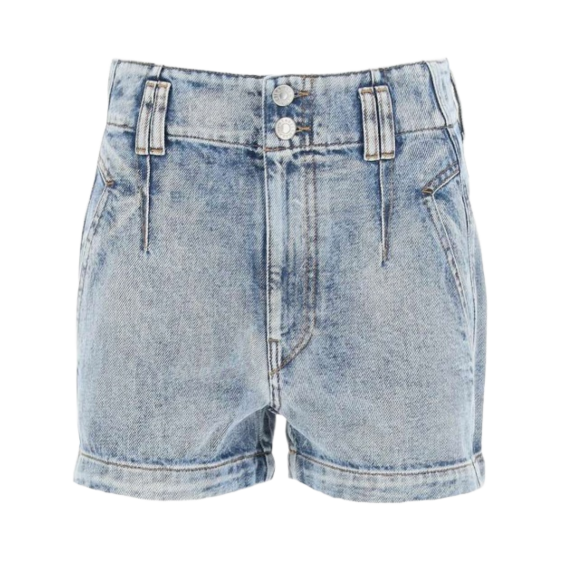 (W) 이자벨 마랑 에뚜왈 티히아나 데님 쇼츠 라이트 블루 - 22SS((W) Isabel Marant Etoile Tihiana Denim Shorts Light Blue - 22SS) - 1